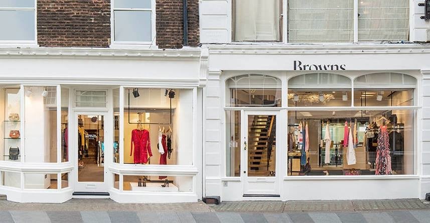 Browns fashion storefront