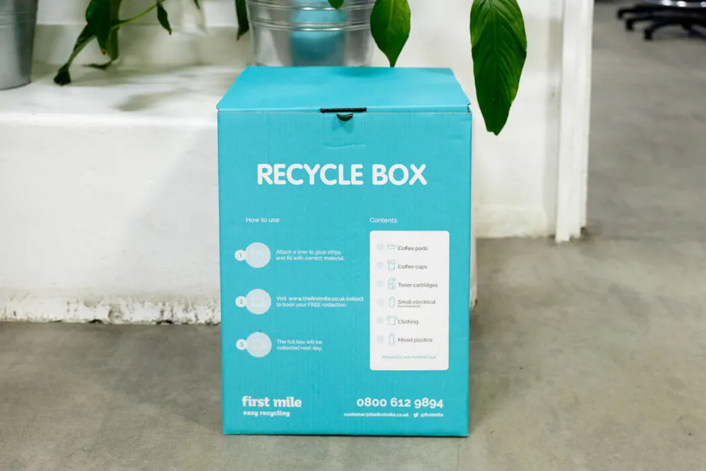 Blue First Mile recycle box