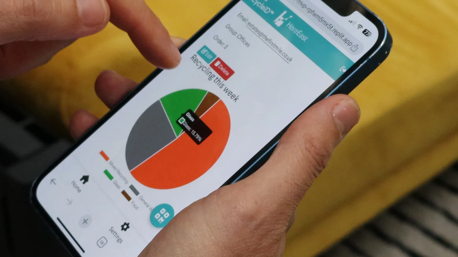 Implementation of tenant waste tracking