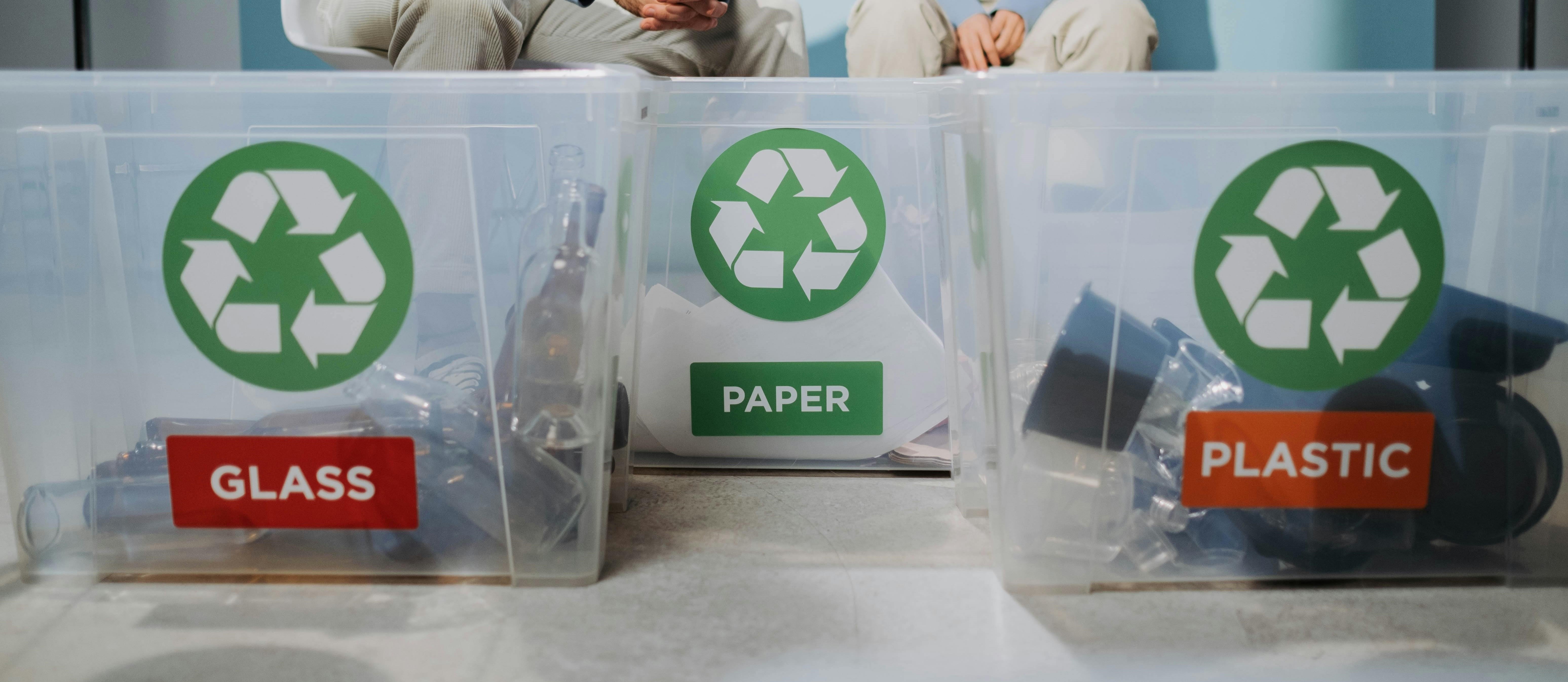 Plastic Containers with Labels