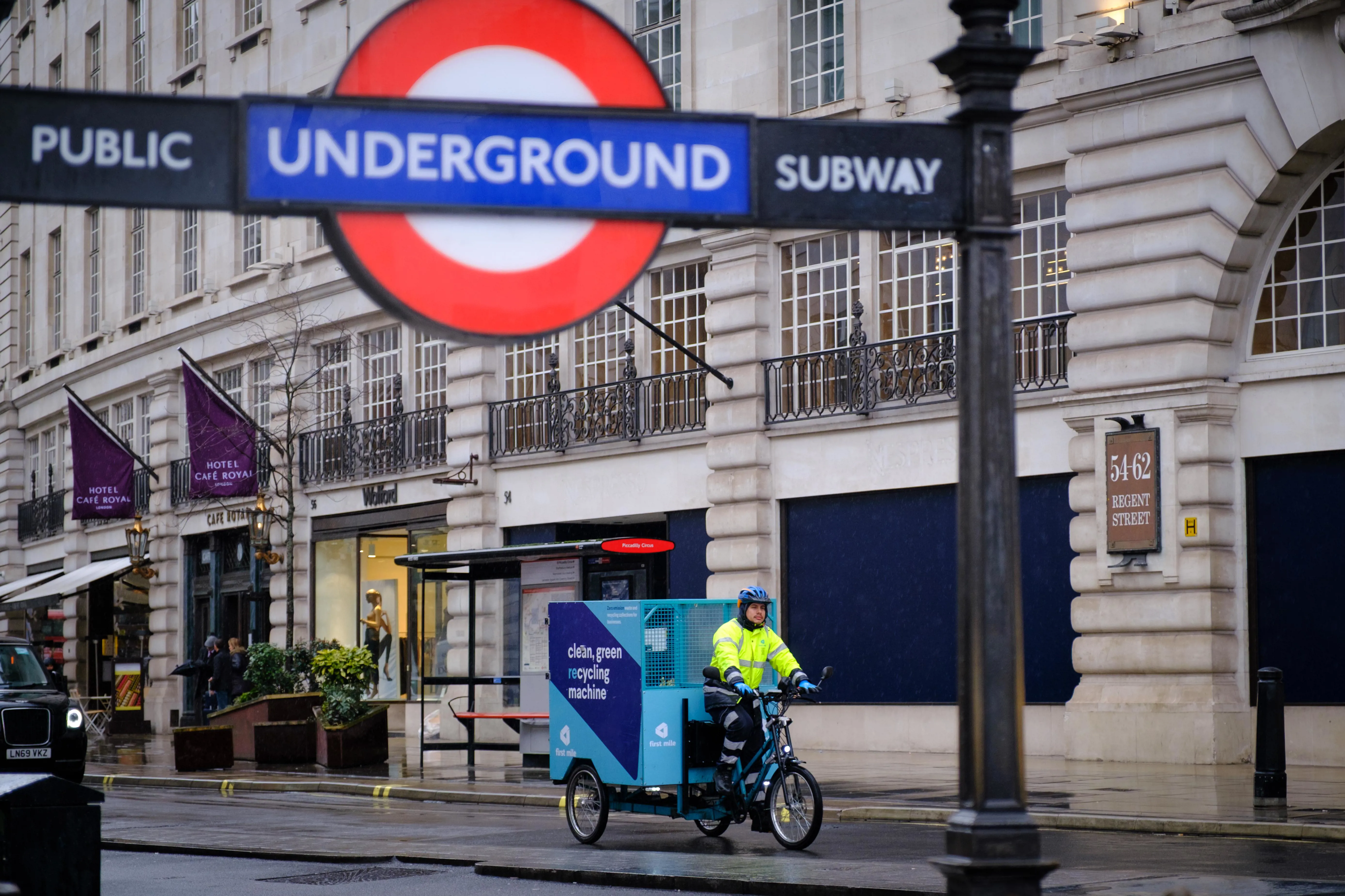 First Mile Cyclist in London