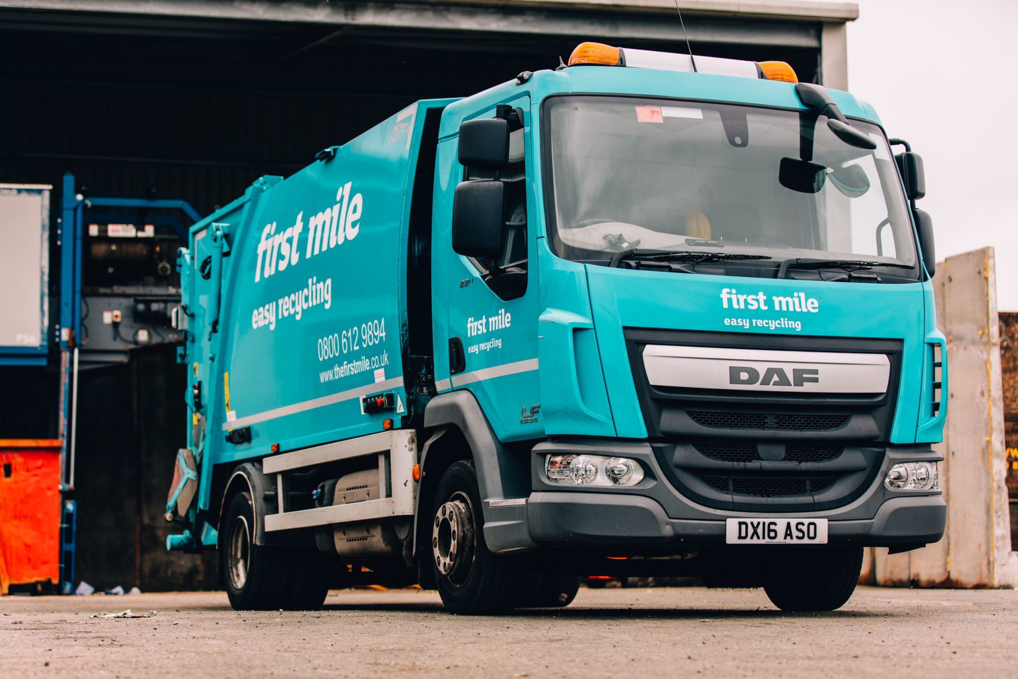First Mile waste compactor used for waste management