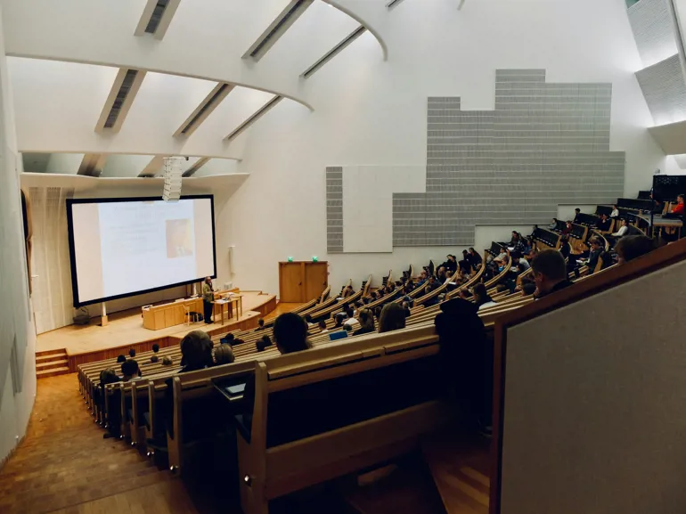university lecture