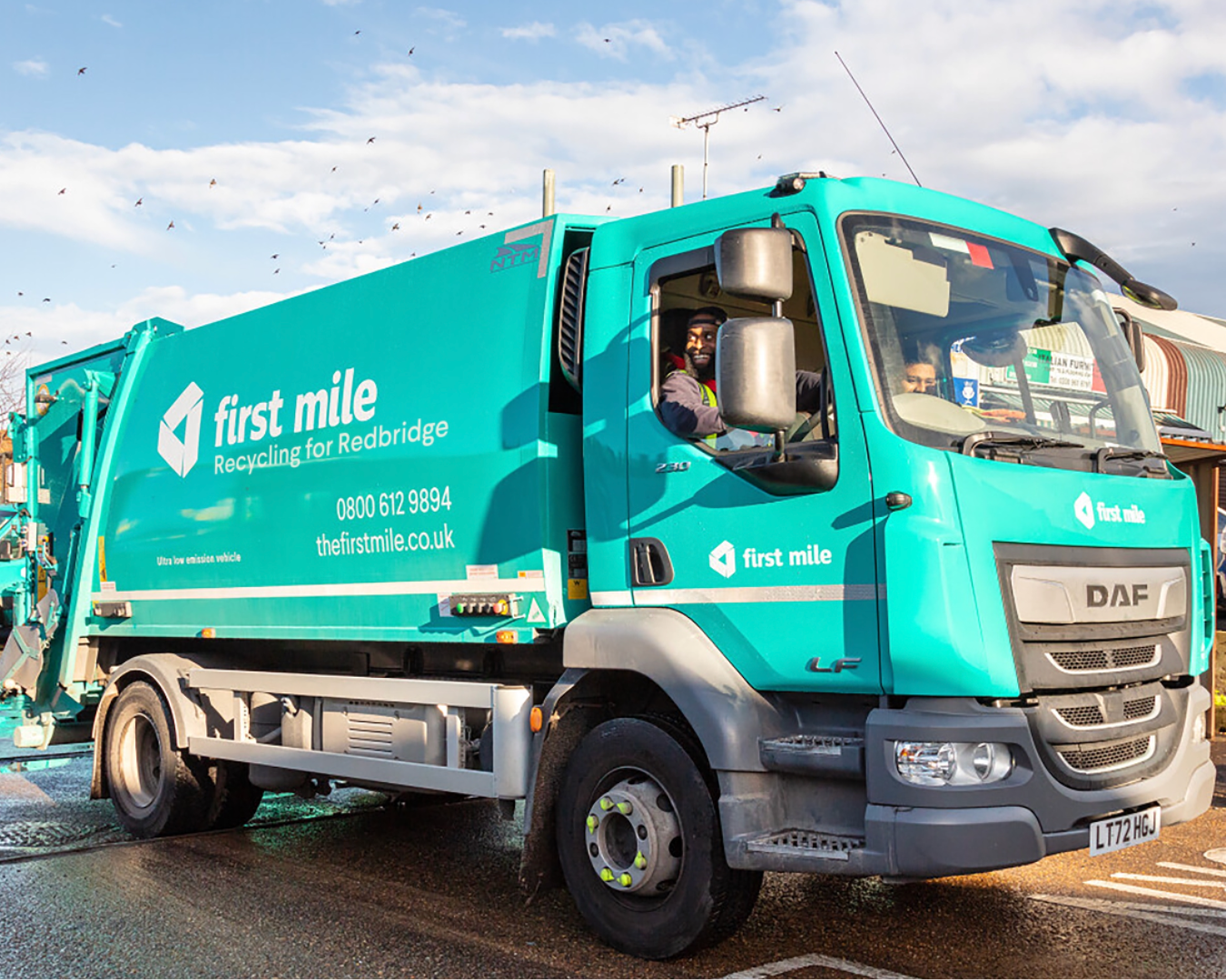 A First Mile van recycling for Redbridge