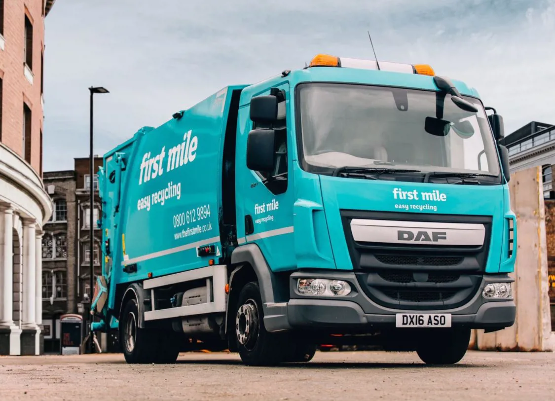 First Mile compactor van
