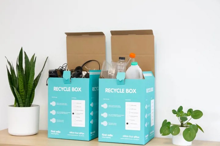 Recycle Boost Boxes RecycleBox: How to Recycle Anything | First Mile