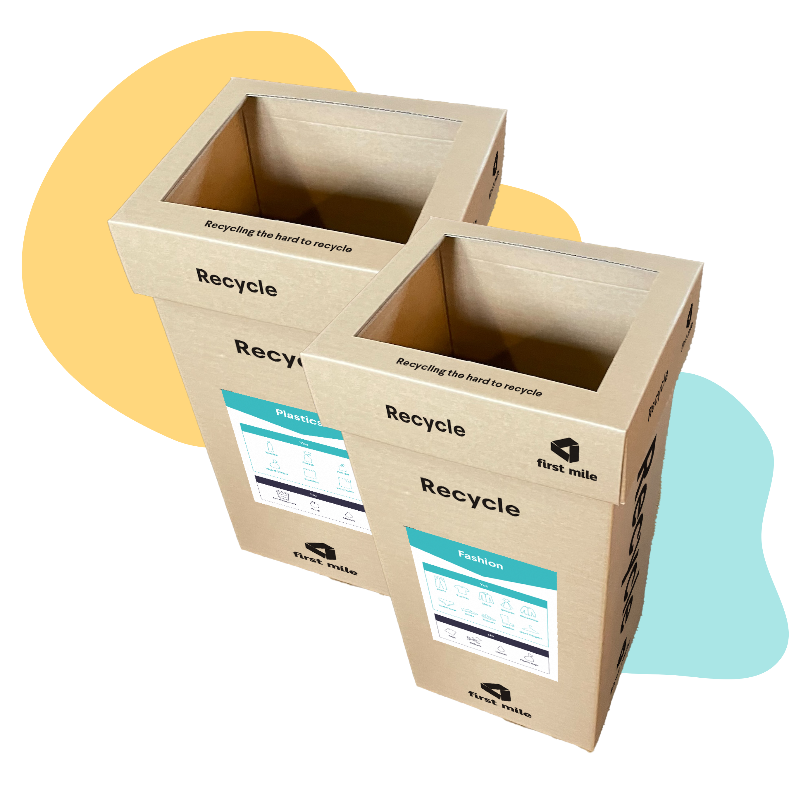 in-store recycling bin