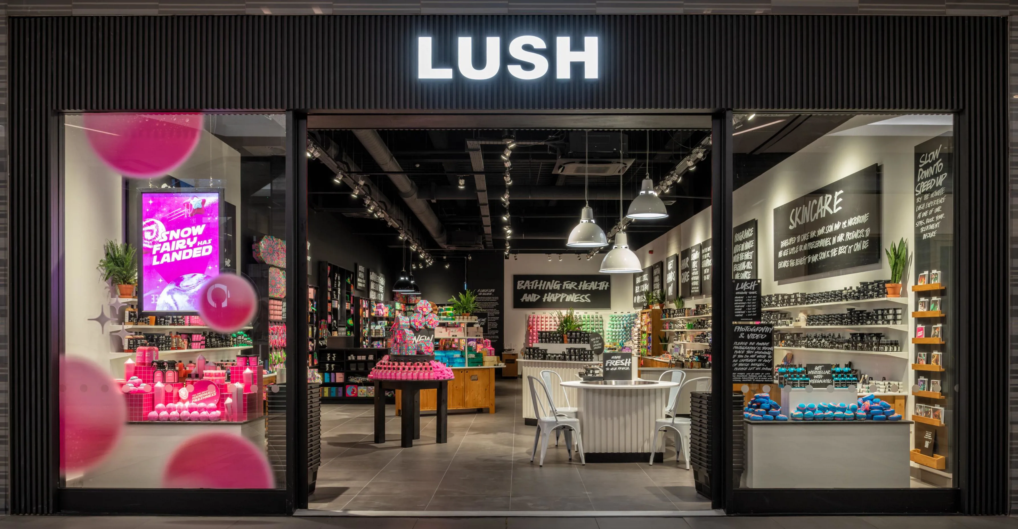 Lush retail store