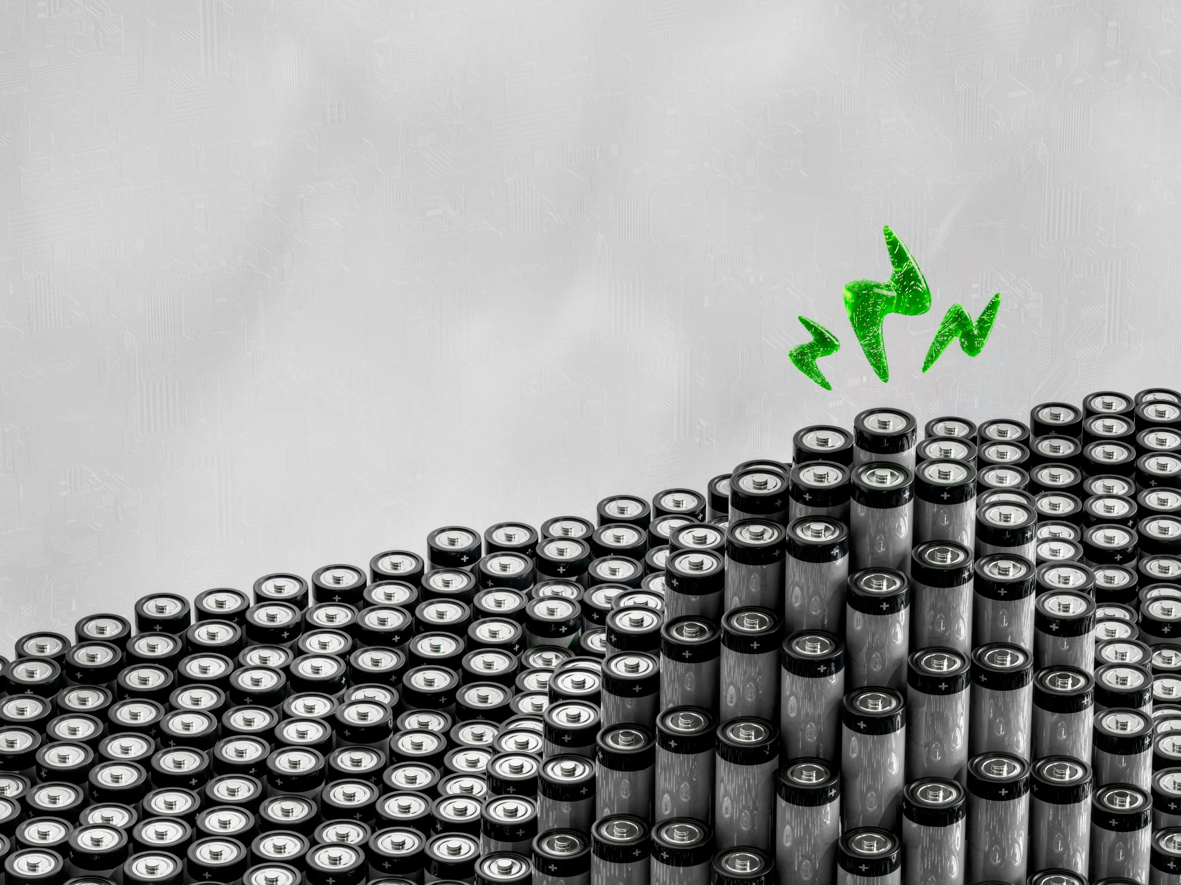 Battery energy background